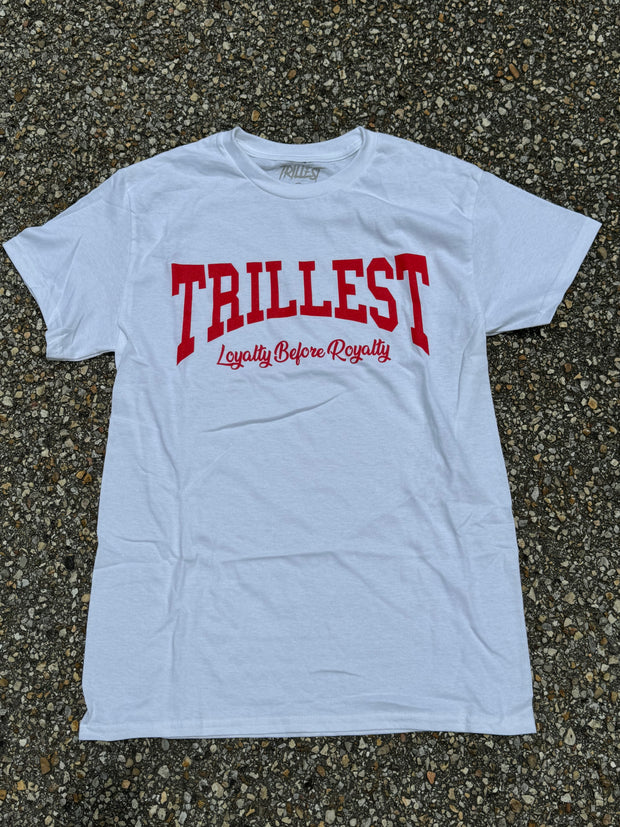 Arched Trillest Loyalty Tee - White/Red