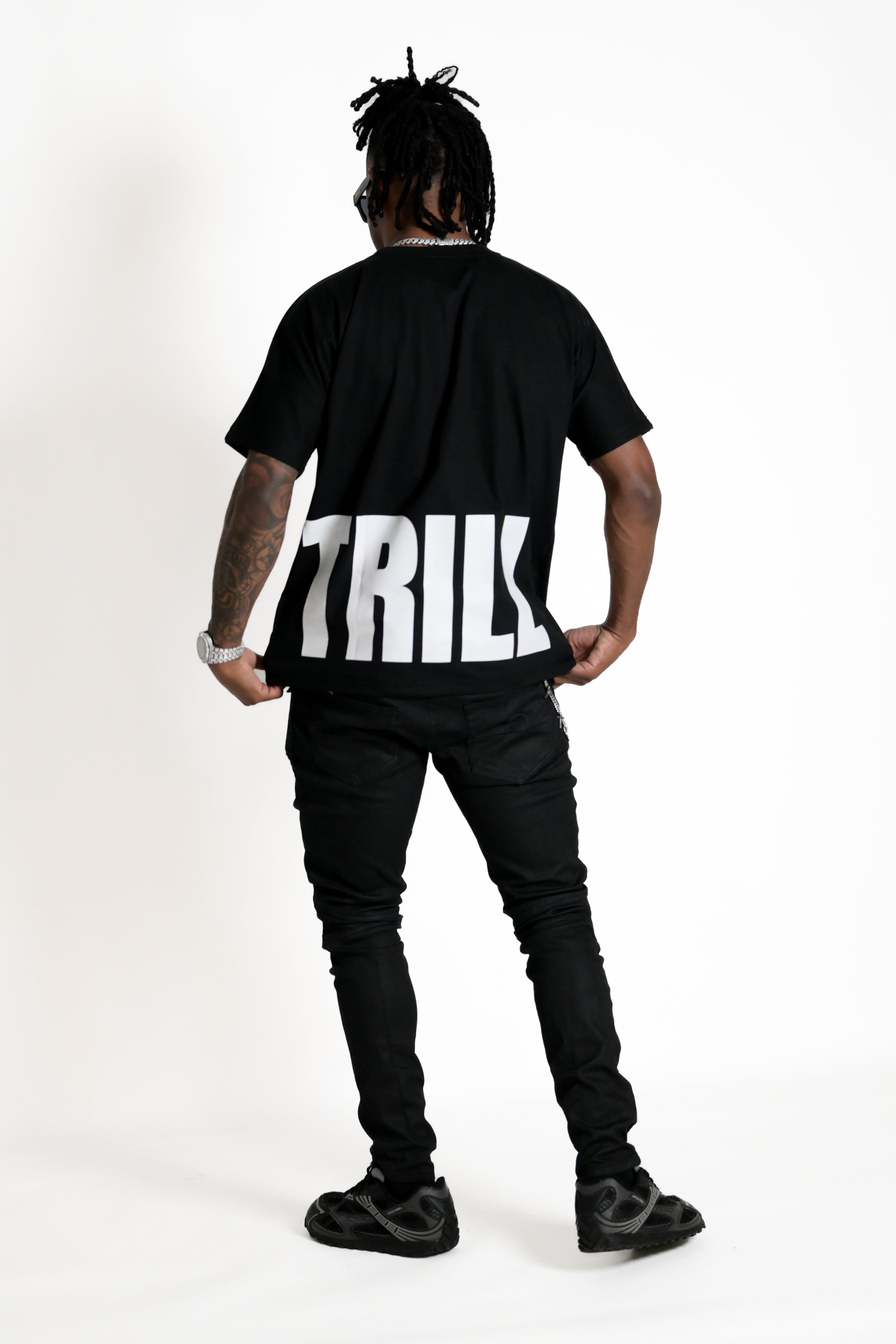 Loyalty Over Love Heart Tee - Black