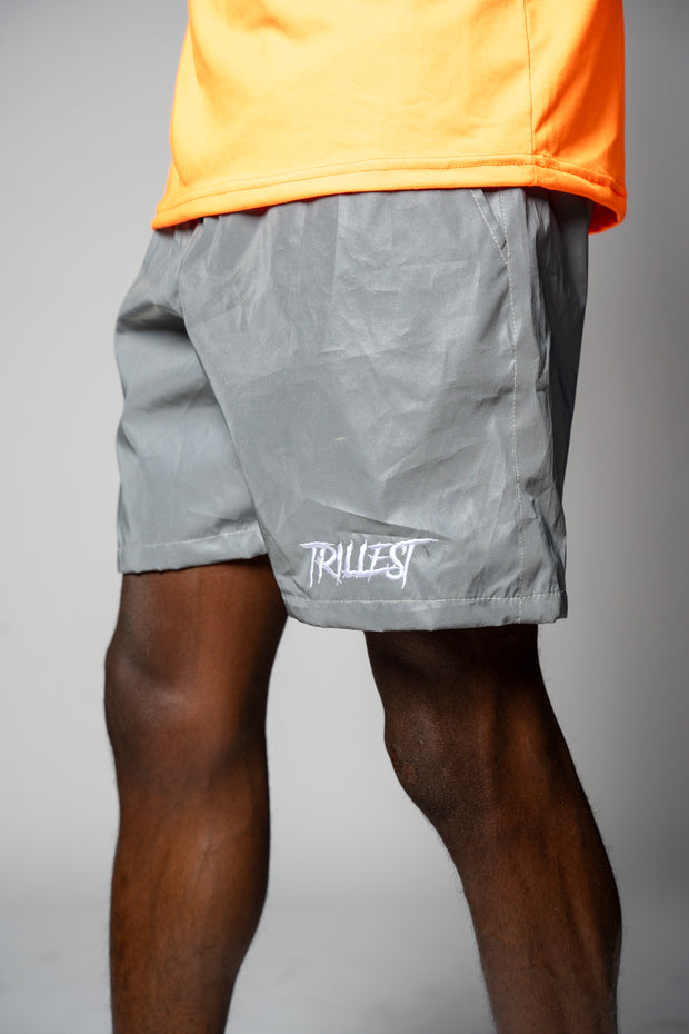 Reflective Trillest Shorts - Gray