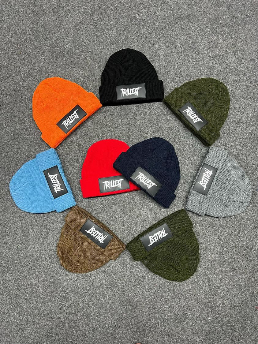 Trillest Rubber Patch Fisherman Beanies