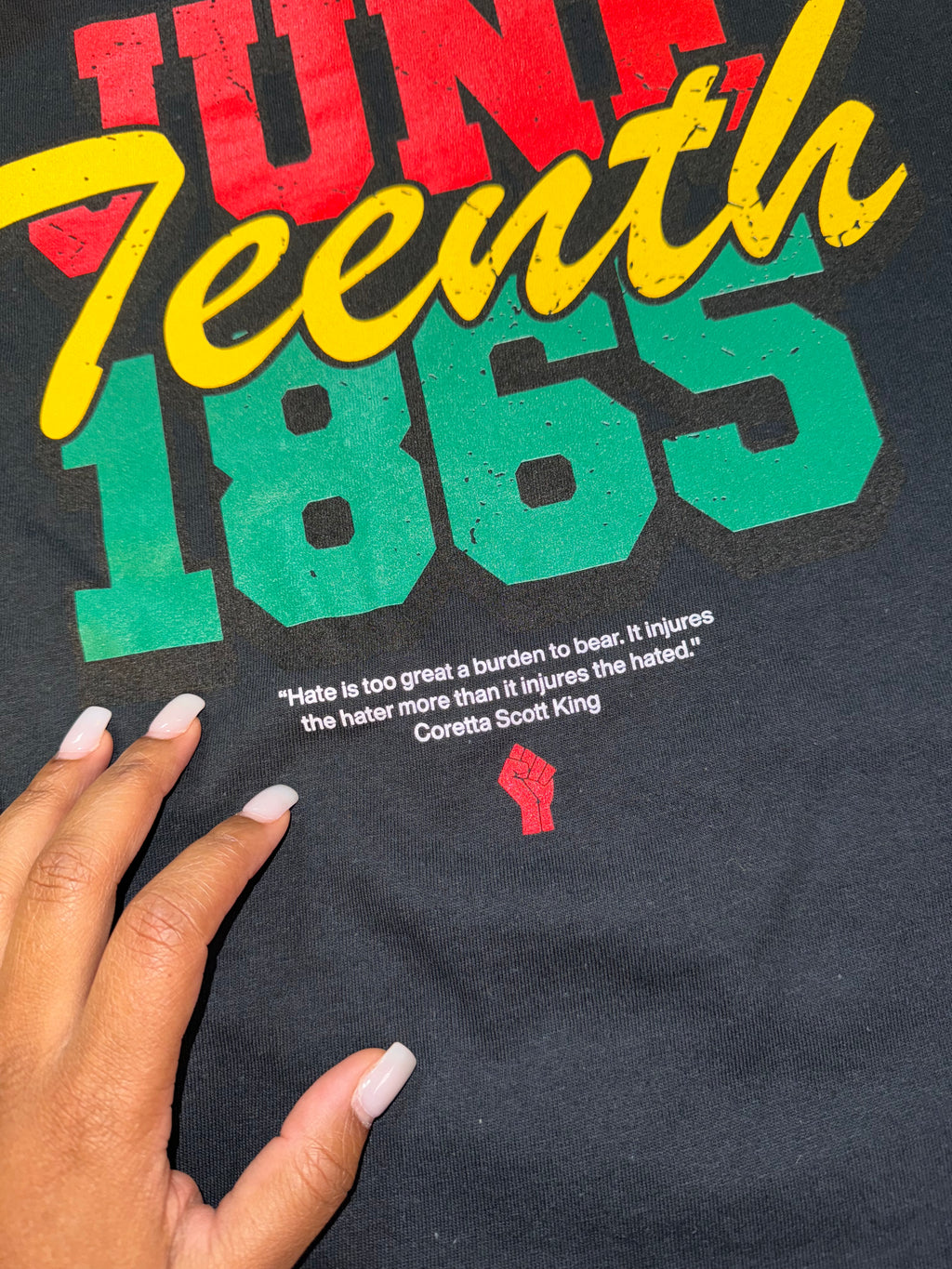 Juneteenth 1865 Tee - Black