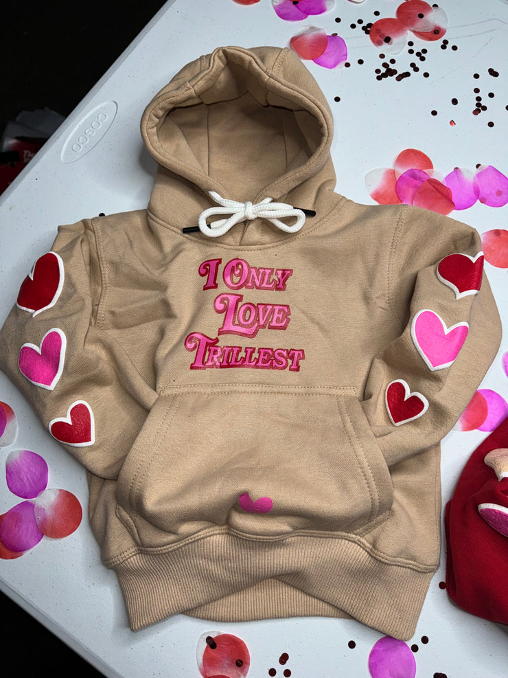 Big Kids - Love Hoodie - Cream