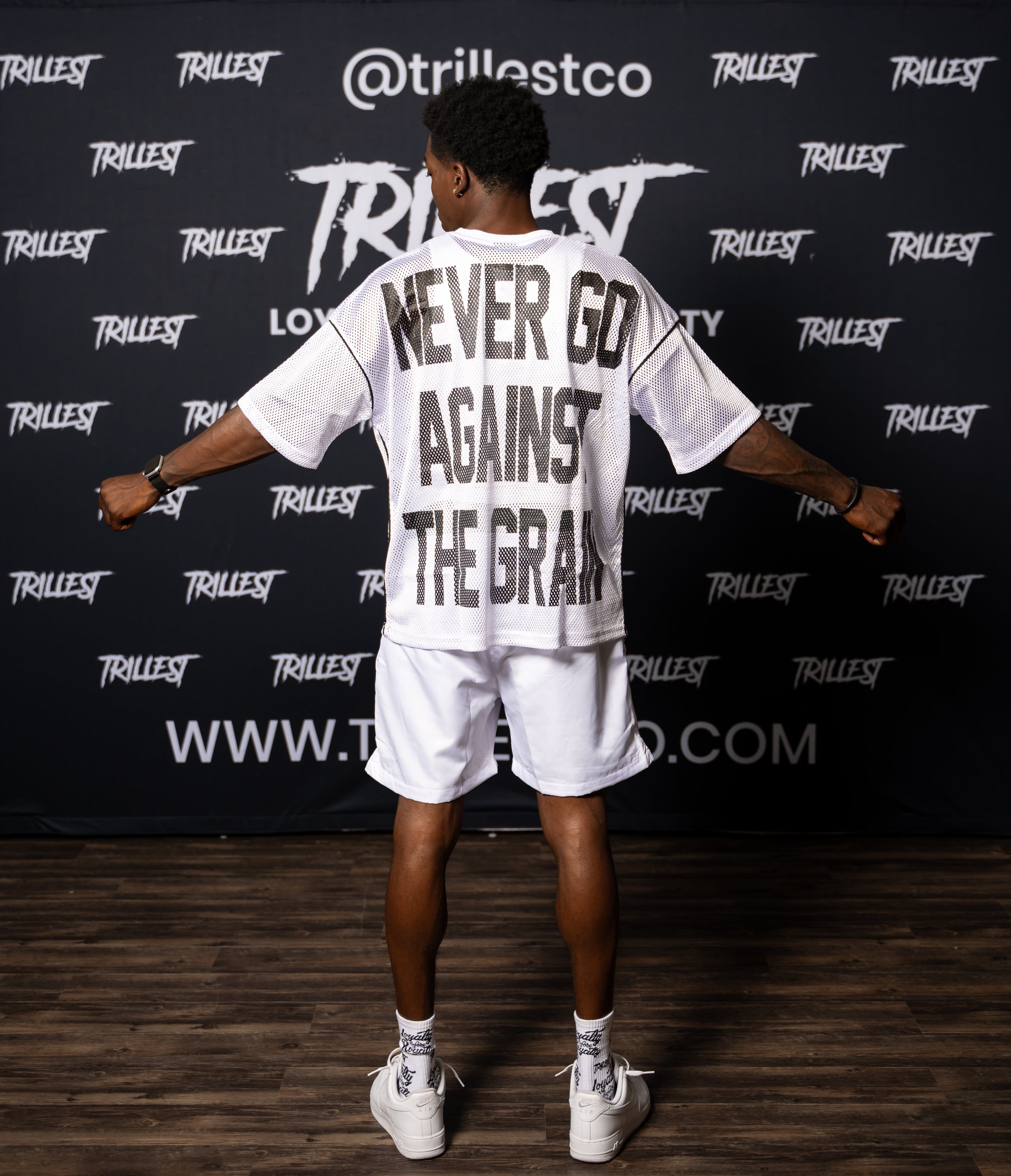 Mesh Stadium Jersey - White\Black