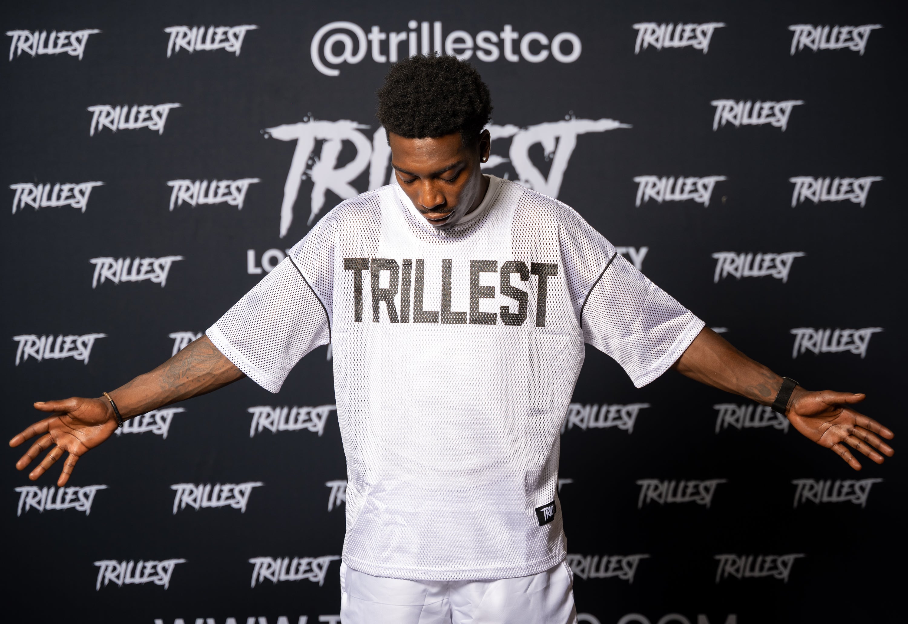 Mesh Stadium Jersey - White\Black