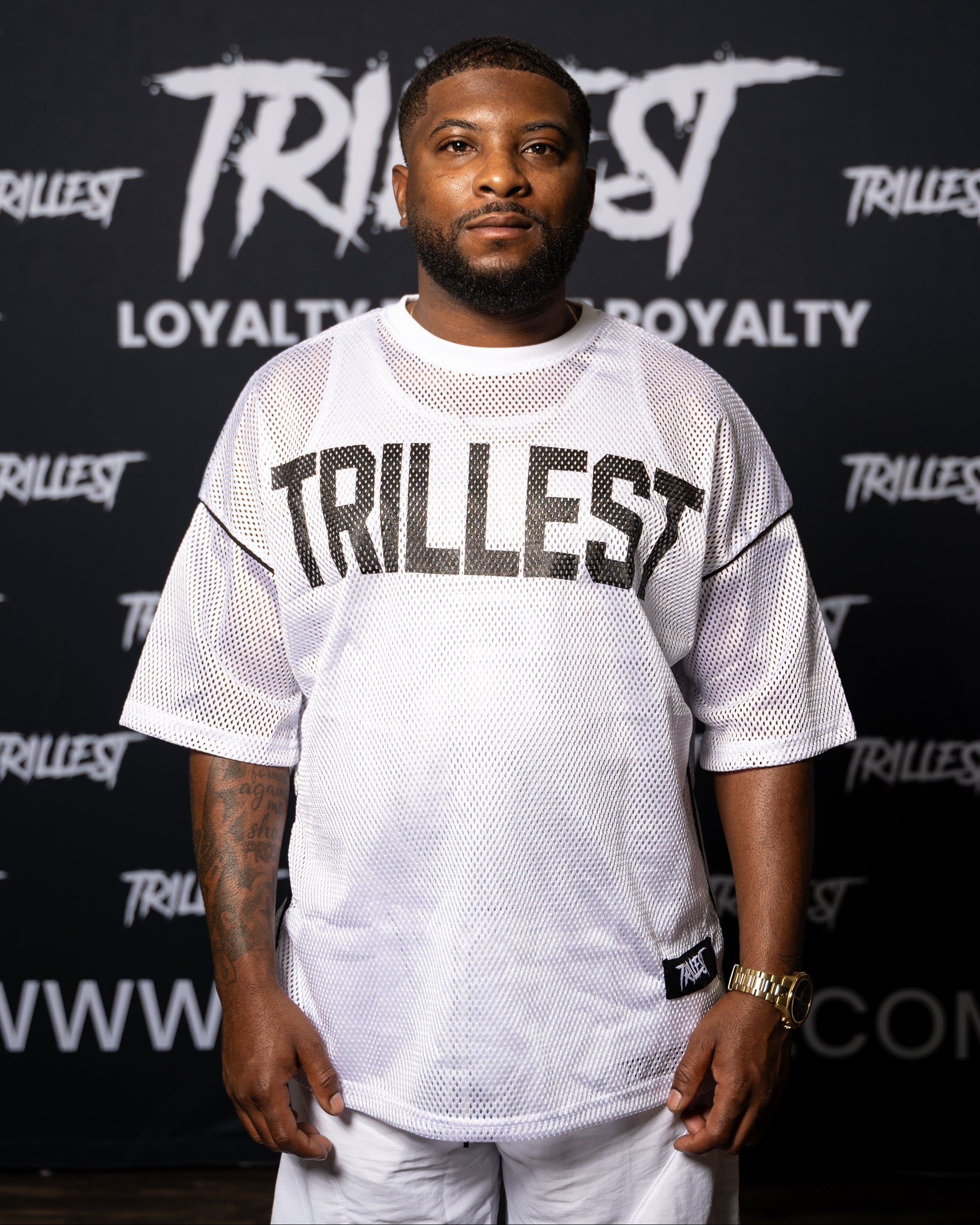 Mesh Stadium Jersey - White\Black