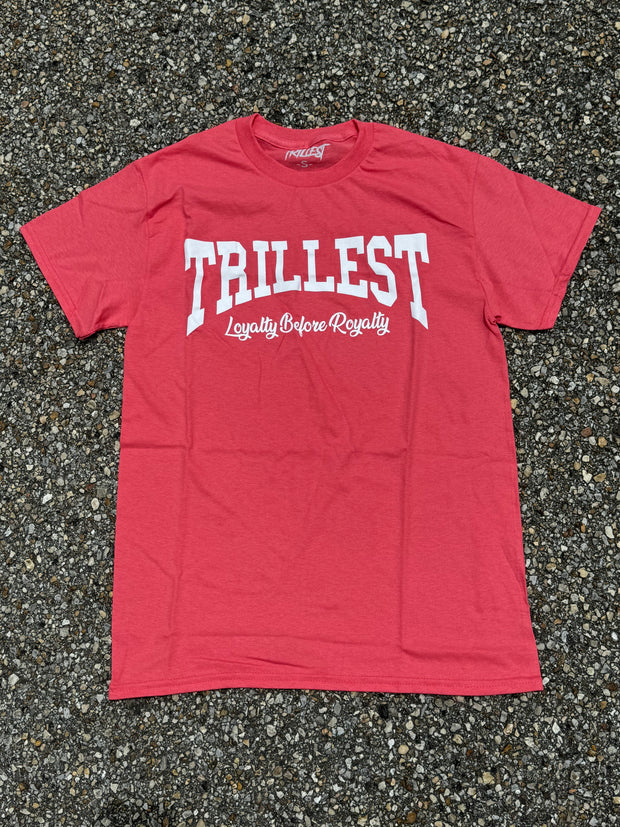 Arched Trillest Loyalty Tee - Coral
