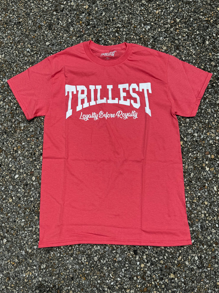 Arched Trillest Loyalty Tee - Coral