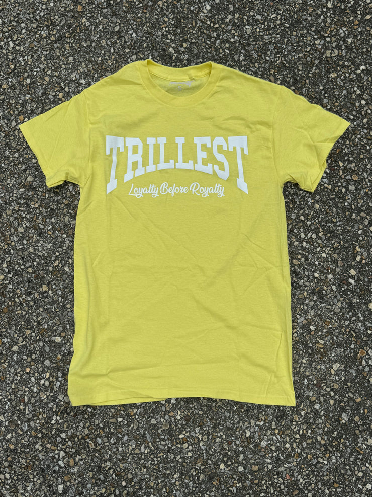 Arched Trillest Loyalty Tee - Yellow