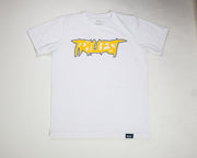 Signature Logo Outlined Tee (New & Improved) - White/Yellow