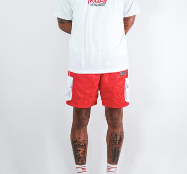 Blood & Loyalty Oversize Tee - White/Red