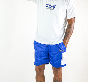 Blood & Loyalty Oversize Tee - White/Royal