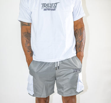 Blood & Loyalty Oversize Tee - White/Gray