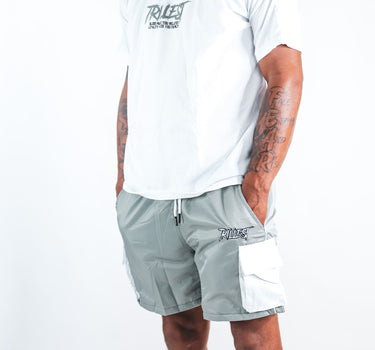 Blood & Loyalty Oversize Tee - White/Gray