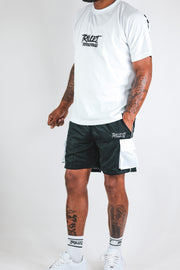 Cargo Nylon Trillest Shorts - Black/White