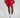 Forever Trill Cotton Shorts - Red/White