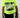 Cursive Trillest Logo Tee - Volt Green/Black/White