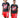 Cursive Trillest Big Kids Tee - Black/Red