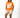 Cursive Trillest Logo Tee - Orange/White/Cream