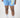 Cursive Women Trillest Shorts - Sky/Yellow/White