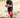 Cursive Trillest Lil' Kids Shorts - Black/Red