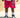 Cursive Trillest Lil' Kids Shorts - White/Hot Pink