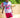 Cursive Trillest Lil' Kids Shorts - White/Hot Pink