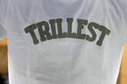 Arched Trillest Long Sleeve Tee - White\Olive