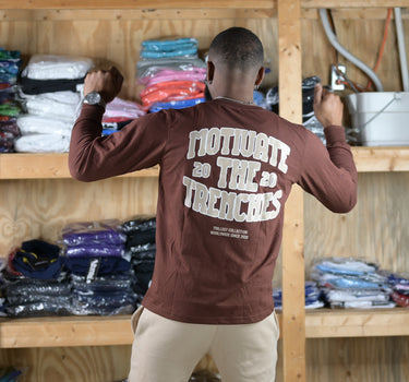 Arched Trillest Long Sleeve Tee - Brown\Tan