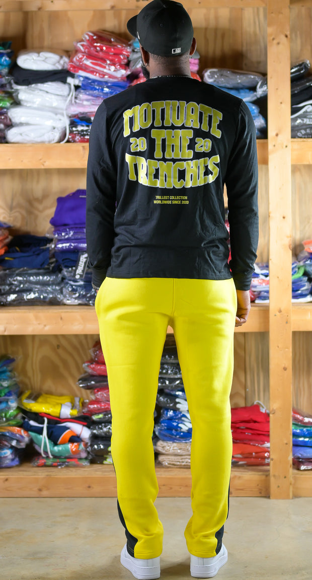 Arched Trillest Long Sleeve Tee - Black\Yellow