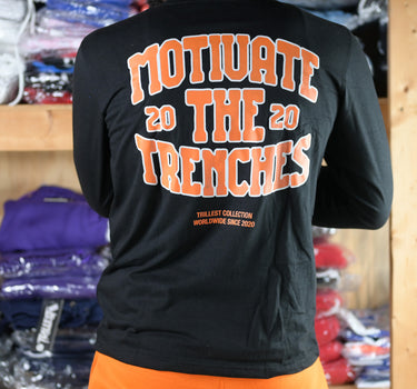 Arched Trillest Long Sleeve Tee - Black\Orange