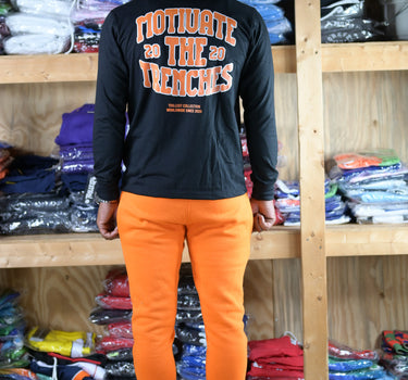 Arched Trillest Long Sleeve Tee - Black\Orange
