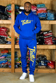 Trillest Straight Leg Joggers - Royal/Yellow