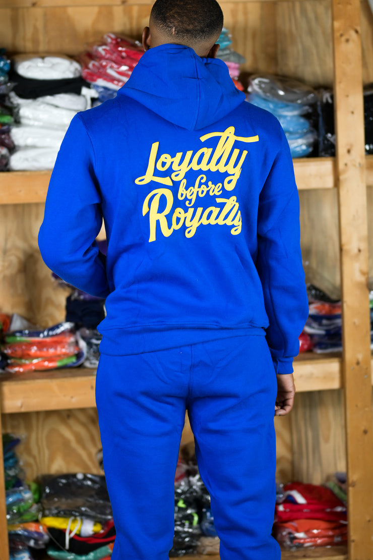 Trillest Puff Print Hoodie - Royal\Yellow