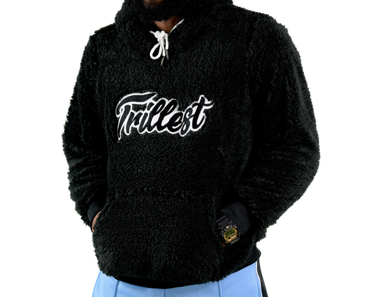 Trillest Script Black Teddy Hoodie (Unisex)