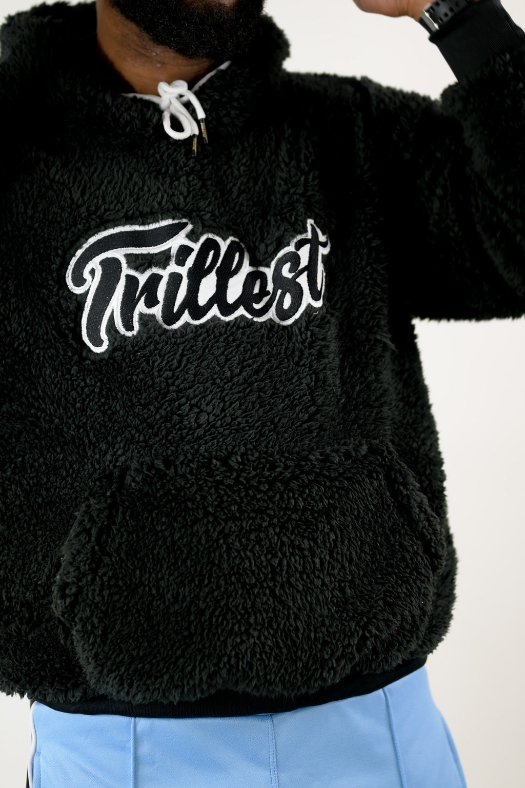 Trillest Script Black Teddy Hoodie (Unisex)