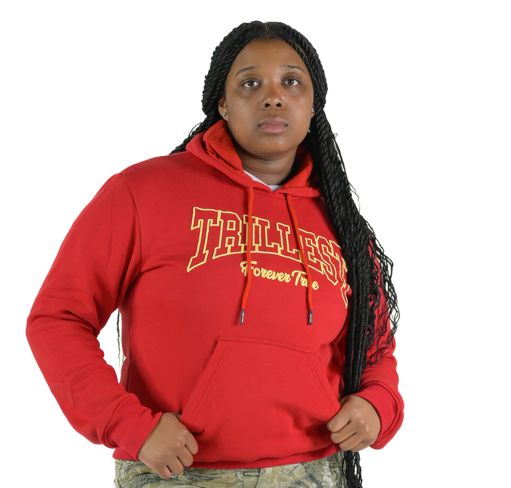 Arched Trillest Forever True Hoodie - Red/Cream