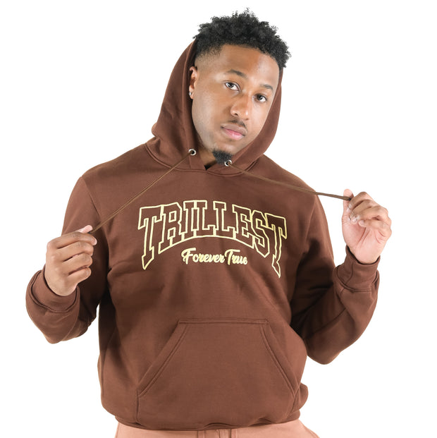 Arched Trillest Forever True Hoodie - Brown/Cream