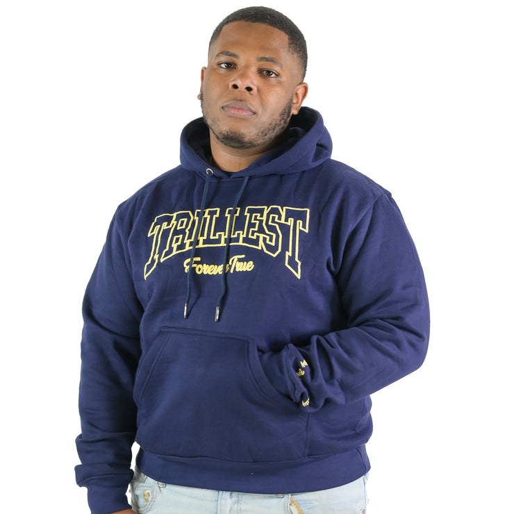 Arched Trillest Forever True Hoodie - Navy/Cream