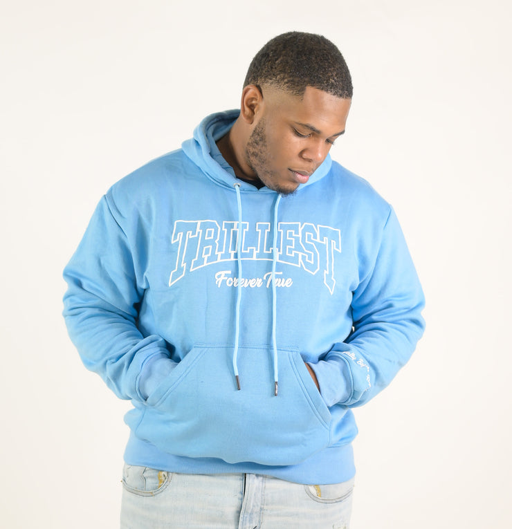 Arched Trillest Forever True Hoodie - Sky/White