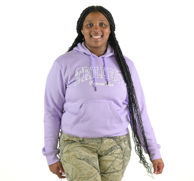 Arched Trillest Forever True Hoodie - Lilac/White