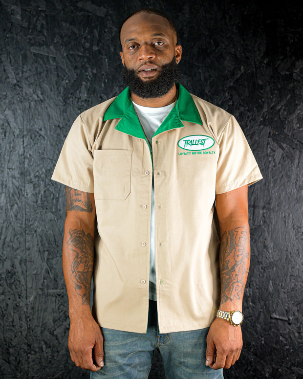 Trillest Workshirt - Khaki/Green