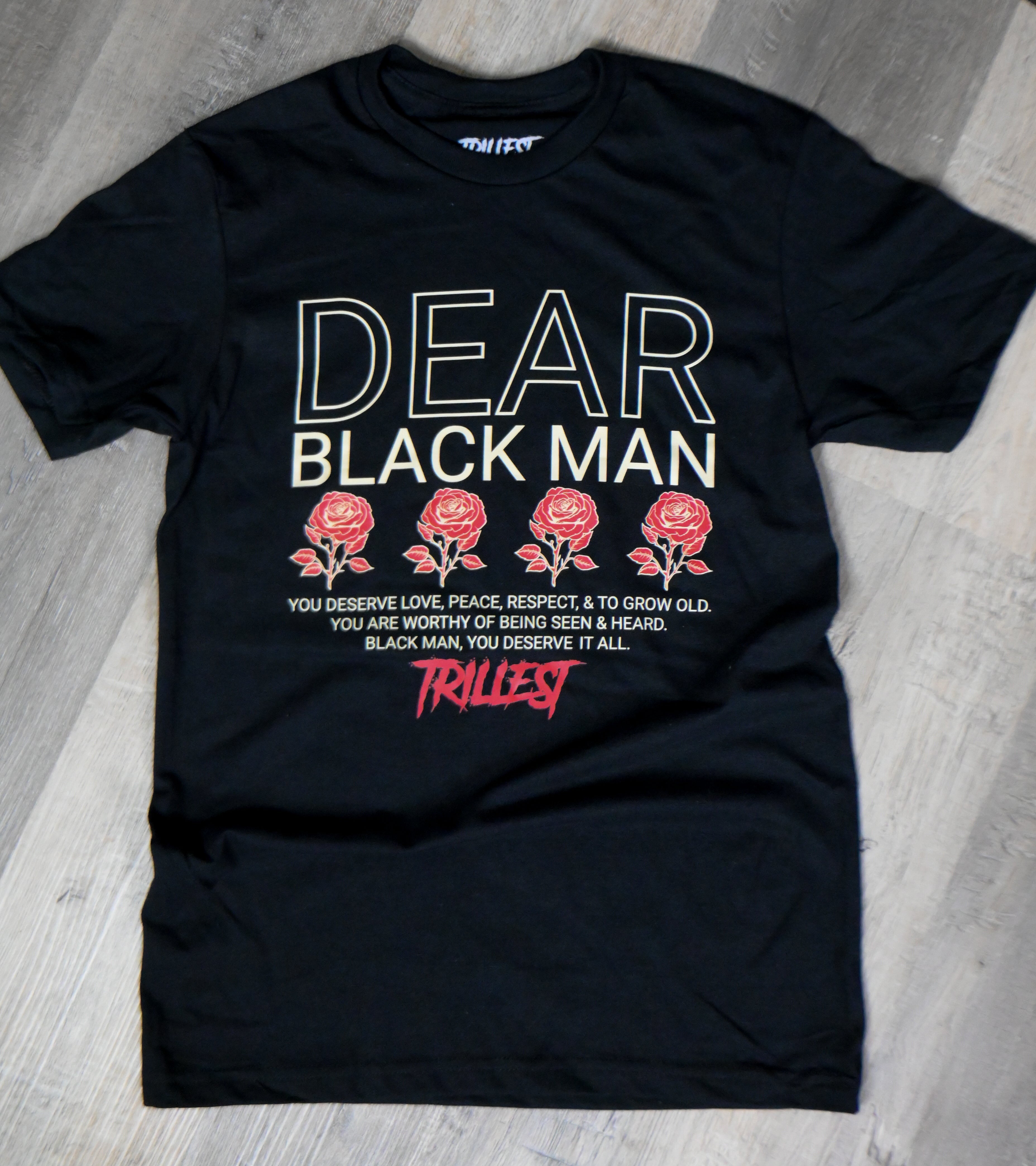 Dear Black Man Tee - Black