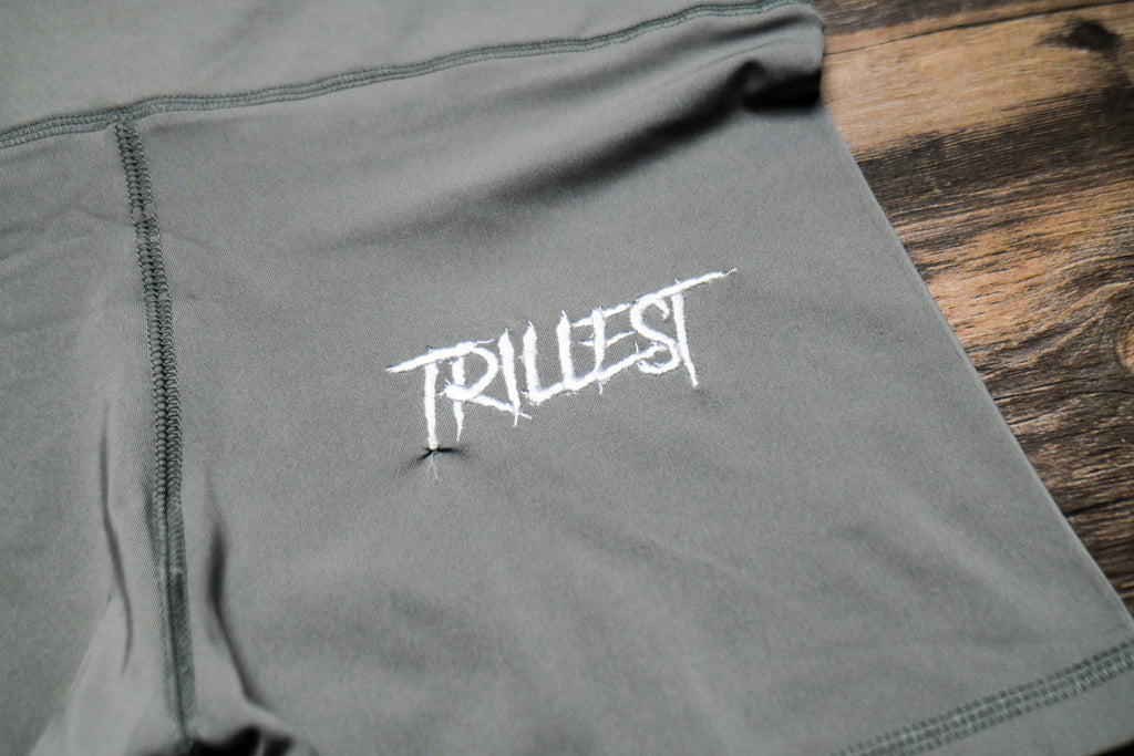 Trillest 3" Biker Shorts - Gray