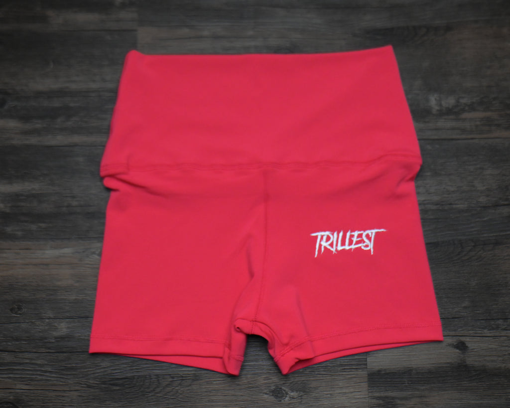Trillest 3" Biker Shorts - Hot Pink