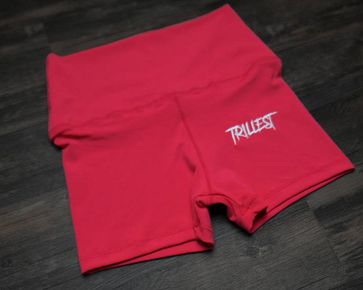 Trillest 3" Biker Shorts - Hot Pink