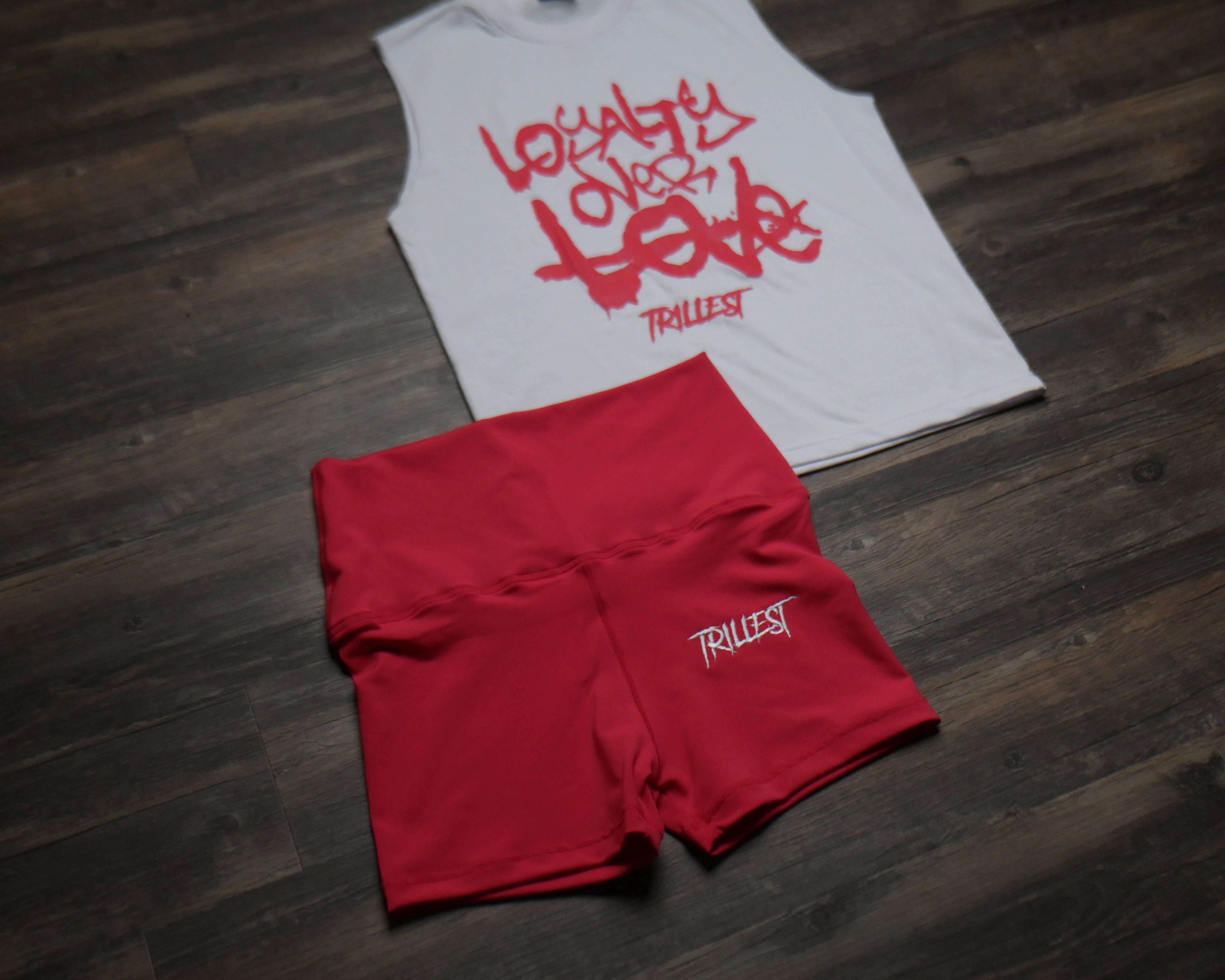 Loyalty Over Love Tee - White/Pink