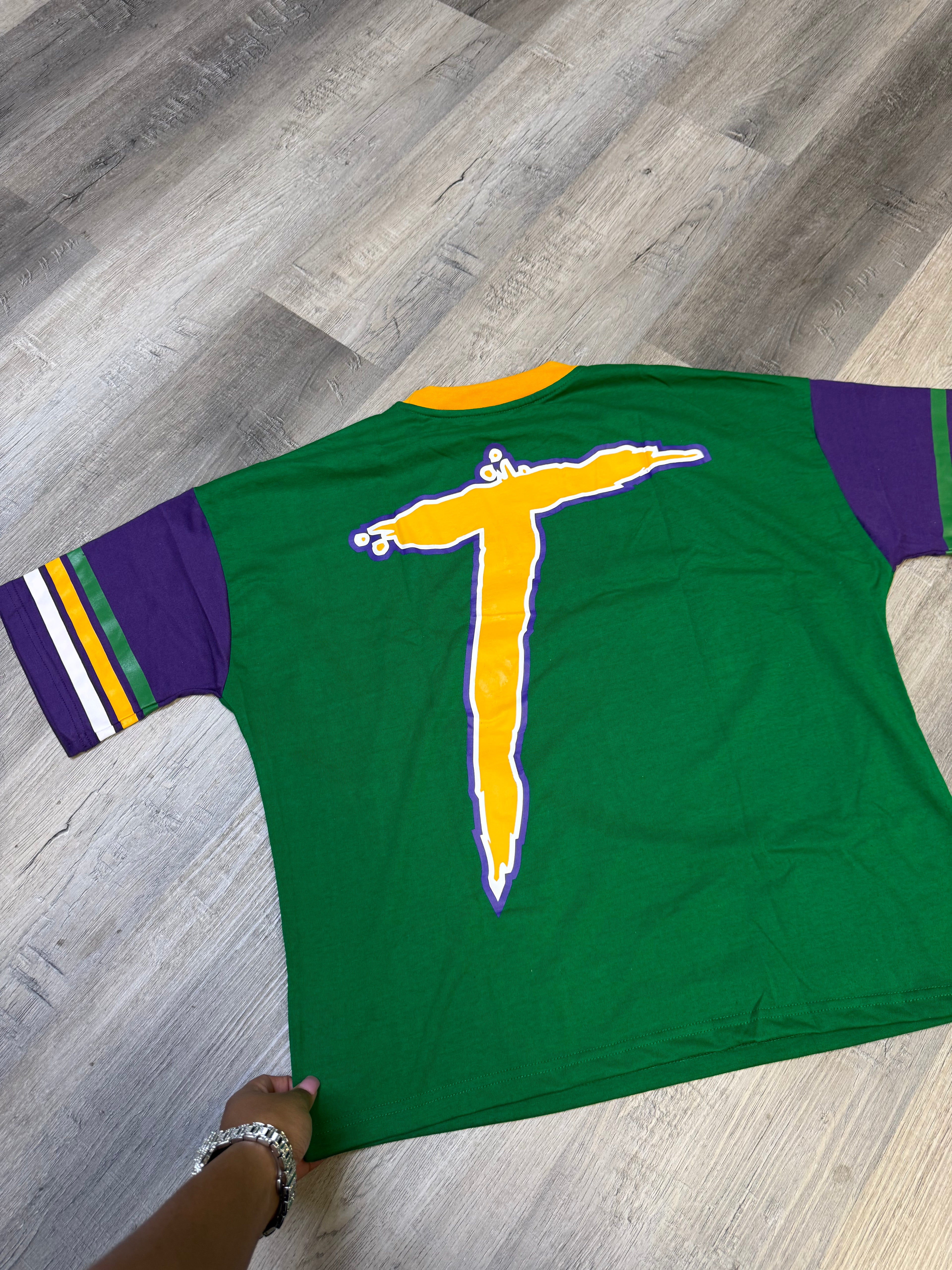 Big Trill Mardi Gras Tee - Green