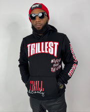 Multi Logo All Over Hoodie - Black