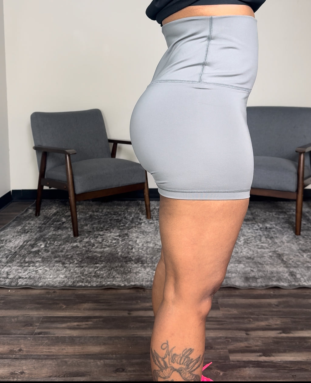Trillest 3" Biker Shorts - Gray