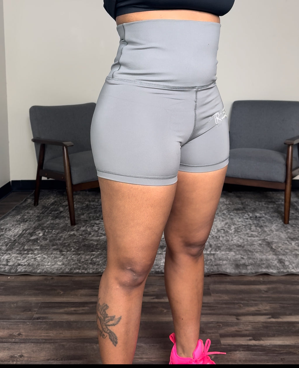 Trillest 3" Biker Shorts - Gray